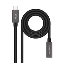 Nanocable Cable USB 3.2 Gen2x2 60W 4K/60Hz USB-C M/H - 1.0m - Color Negro