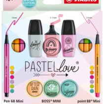 Stabilo Pastellove Pack de 18 Marcadores y Rotuladores - 6 Rotuladores Premium Pen 68 Mini