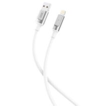 XO Cable NB251 Carga Rapida USB - Lightning - 6A - 1m - Color Blanco