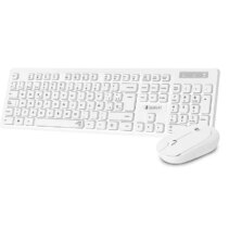 Subblim Combo Business Slim - Teclado y ratón inalámbricos - Ergonomía y silencio - 2.4G - Color Blanco