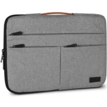 Subblim Funda Air Padding 360 - 380x275x30 mm - Protección 360º con Air Padding - Múltiples bolsillos - Resistente y duradera - Color Gris