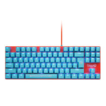 FR-TEC Teclado Mecanico Gaming Tkl Dragon Ball Super - 87 Teclas - Retroiluminacion Ajustable - Anti-Ghosting - Cable Trenzado 1.8m - Plug and Play - Compatible con PC