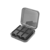 FR-TEC Caja de Transporte para Juegos de Switch - Proteccion y Almacenamiento para 24 Cartuchos y 2 Tarjetas Microsd - Personalizable y Ordenado - Color Negro