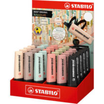 Stabilo Boss Naturecolors Expositor de 30 Marcadores - Trazo entre 2 y 5mm - Tinta con Base de Agua - Colores Siena