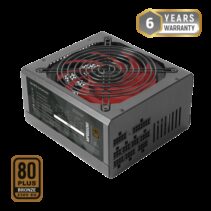 Mars Gaming MPB850M Fuente de Alimentacion 850W ATX - Certificacion 80 Plus Bronze 230V EU - Silencioso con AI-RPM y Ventilador 140mm - Cables Modulares Optimizados - Empaquetado de Alta Proteccion EPE - Color Negro