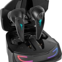 Mars Gaming Auriculares Inalambricos Premium TWS MHI-ULTRA - ANC+ENC+PASIVA - Sonido Neographene - 24h de Bateria - RGB Flow - Bluetooth 5.3 - IPX4 - APP Control - Color Negro