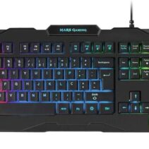 Mars Gaming MRK0 Teclado Gaming RGB Rainbow 9 Colores 15 Teclas de Funcion - 560x199x32mm - Retroiluminacion Multicolor