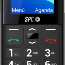 SPC Telefono Movil de Teclas Grandes - Diseño Compacto y Resistente - Boton SOS - Configuracion Remota - Notificaciones y Timbre Inteligentes - Menu Sencillo - Color Negro