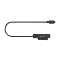 Aisens Adaptador ASE-25C04B SATA a USB-C USB 3.0/USB3.1 Gen1 para Discos Duros 2.5" - Color Negro