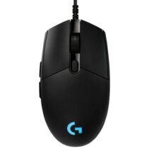 Logitech G Pro Raton USB 25600dpi - 6 Botones Programables - Iluminacion RGB - Sensor Hero - Uso Diestro - Cable de 2.10m - Color Negro