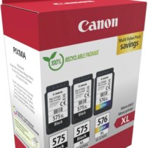 Canon PG575XL/CL576XL Multipack de 3 Cartuchos de Tinta Originales - 5437C004