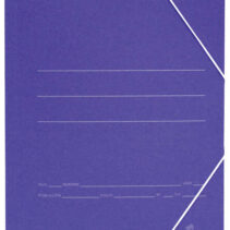 Mariola Carpeta de Carton Sencilla Folio 500gr/m2 - Medidas 34x25x1cm - Cierre con Goma Elastica - Color Azul mate