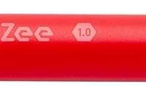 Pentel iZee Boligrafo de Bola Retractil - Punta 0.7mm - Trazo 0.35mm - Clip de Metal - Color Rojo