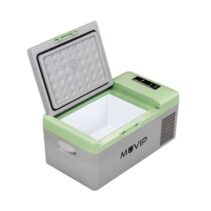 Muvip Nevera de Compresor Portatil 15 Litros 50W - Asas de Transporte - Compresor Silencioso - Color Gris