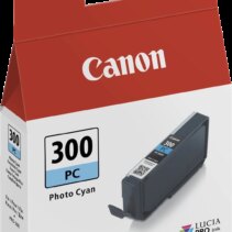 Canon PFI300 Cyan Photo Cartucho de Tinta Original - 4197C001/PFI300PC