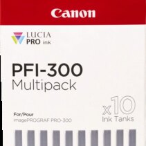 Canon PFI300 Pack de 10 Cartuchos de Tinta Originales - 4192C008