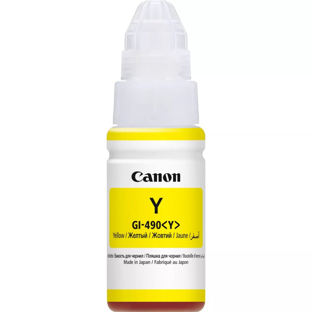 Canon GI490 Amarillo Botella de Tinta Original - GI490Y/0666C001