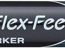 Pentel Maxiflo Flex-Feel Rotulador para Pizarra Blanca - Punta Flexible 4.6mm - Trazo de 1 a 5mm - Dosificacion de Tinta mediante Embolo - Color Verde