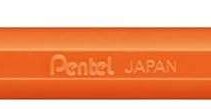 Pentel Mattehop Boligrafo de Bola - Punta 1mm - Trazo 0.5mm - Tinta de Gel Opaca - Fabricado con 55% de Materiales Reciclados - Color Naranja