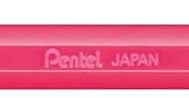 Pentel Mattehop Boligrafo de Bola - Punta 1mm - Trazo 0.5mm - Tinta de Gel Opaca - Fabricado con 55% de Materiales Reciclados - Color Rosa