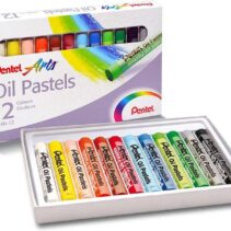 Pentel Oil Pastels Pack de 12 Pasteles Oleo - Blandos