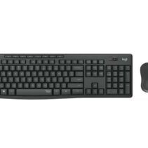 Logitech MK295 Pack Inalambrico Teclado (Portugues) + Raton 1000dpi 3 Botones - Teclas y Botones Silenciosos - Uso Ambidiestro - Color Negro