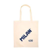 Milan Serie 1918 Tote Bag Bolsa de Tela - Tamaño  50x38x41cm - Asa Larga 27cm - Tejido 'ripstop' - Color Beige