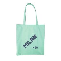 Milan Serie 1918 Tote Bag Bolsa de Tela - Tamaño  50x38x41cm - Asa Larga 27cm - Tejido 'ripstop' - Color Verde