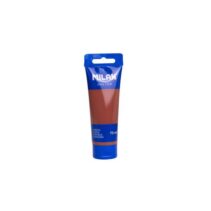 Milan Tubo de Pintura Acrilica 75ml - Pigmentos de Alta Calidad - Mezclable - Color Marron