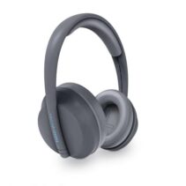 Energy Sistem Auriculares Bluetooth Hoshi Eco - Plastico 100% Reciclado grs - 23h de Bateria - Diadema Ajustable - Graves Profundos - Asistente de Voz - Color Gris