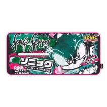 Energy Sistem Raton Gaming Pad ESG Sonic Graffiti - Tamaño XXL - Base de Goma Antideslizante - Color Azul