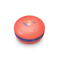 Energy Sistem Lol&Roll Pop Kids Altavoz Bluetooth - Compartir Musica - Cordon Desmontable - Personaje para Colorear  - Color Naranja