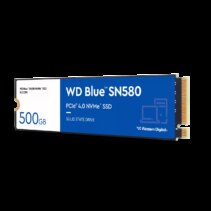 WD Blue SN580 Disco Duro Solido SSD 500GB M2 PCI Express 4.0 TLC NVMe