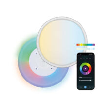 Ksix Smartled Plafon Inteligente Duo - CCT-RGB - Control por APP - 24W - 42cm