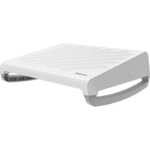 Fellowes Breyta? Reposapies con Plataforma Ergonomica - Ajustable en 3 Posiciones - Plegable para Ahorrar Espacio - Opcion de Balanceo - Color Blanco