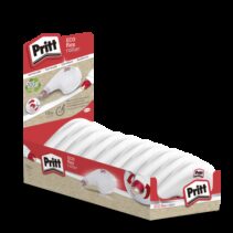 Pritt Eco Flex Roller Cinta Correctora 4.2mm x 10m - Cinta Reciclable - Correcciones Precisas - Aplicacion Ergonomica - Punta Flexible