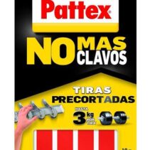 Pattex Nmc Cinta Doble Cara Bl 10 Tiras - Adhesion Duradera - Fijacion congran Fuerza - Practica y Limpia