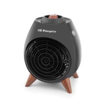 Orbegozo FH 5237 Calefactor Potente y Seguro - 2000W de Potencia - Selector Rotativo de 3 Posiciones - Funcion Ventilador - Proteccion contra Sobrecalentamiento