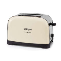 Orbegozo TOV 5210 Tostadora Vintage - Potencia 750-850W - 7 Niveles de Tostado - Funcion Descongelado y Recalentar - Carcasa de Acero Inoxidable - Tacto Frio - Autocentrado del Pan