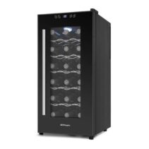 Orbegozo VT 1830 Vinoteca Compacta - Conserva 18 Botellas a Temperatura Ideal - Diseño Elegante y Silencioso - Control Tactil y Luz LED - 70W de Potencia