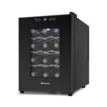 Orbegozo VT 1230 Vinoteca Compacta - Conserva y Disfruta del Vino en Casa - Capacidad para 12 Botellas - Control Electronico de Temperatura - Diseño Elegante y Silencioso