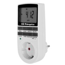 Orbegozo Pg 25 Programador Electronico Semanal - Controla tu Hogar Las 24 Horas del Dia - 10 Memorias Programables - Funcion Ant-Theft System - Ahorro de Energia - Pantalla LCD 2.4"