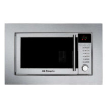 Orbegozo MIG 2025 Microondas Encastrable Profesional Potencia de 800W - Grill de 1000W - Capacidad de 20L Temporizador Digital - 8 Niveles de Potencia - Programa de Descongelacion Acabado Inox