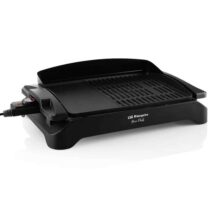 Orbegozo BC 4000 Barbacoa Electrica de Sobremesa - Potente y Versatil para Grandes Reuniones - Doble Zona de Grill y Plancha - Facil Limpieza y Seguridad Garantizada