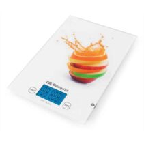 Orbegozo PC 2025 Peso de Cocina Electronico - Precision y Comodidad en tus Recetas - Pesa hasta 20kg - Pantalla LCD de 5 Digitos - Funcion Tara - Conversion de Unidades - Diseño Moderno y Funcional