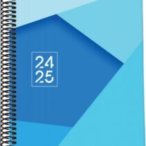 Dohe Tamgram Agenda Escolar Espiral A5 - Dia Pagina - Papel 70g/m2 - Cubierta de Carton Plastificado - Color Azul