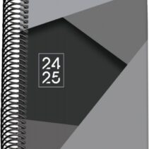 Dohe Tamgram Agenda Escolar Espiral A6 - Dia Pagina - Papel 70g/m2 - Cubierta de Carton Plastificado - Color Negro