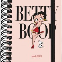 Dohe Betty Boop Agenda Escolar Espiral Wire?o A5 - Dia Pagina - Papel 80g/m2 - Cubierta de Carton Plastificado - Cierre con Goma Elastica