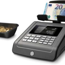 Safescan 6185 Balanza Contadora de Dinero - con Puerto USB - Avanzada para Monedas y Billetes - Opciones de Conteo