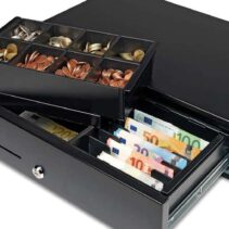 Safescan HD-5030 Cajon Portamonedas uso Intensivo - 8 Compartimentos para Monedas y Billetes - hasta 2 Millones de Aperturas - Micro Switch